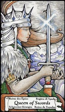Hanson Roberts Tarot Queen of Swords